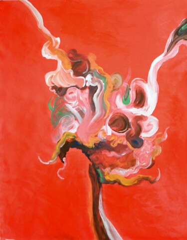 Painting titled "Abstrakt Metamorpho…" by Tiba, Original Artwork, Acrylic