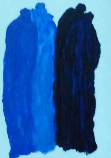 Peinture intitulée "couples" par Bdumont, Œuvre d'art originale, Huile