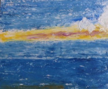 Painting titled "Marine" by Bdumont, Original Artwork, Oil