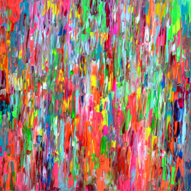 Картина под названием "Abstract Gypsy 2 La…" - Tiberiu Soos, Подлинное произведение искусства, Акрил