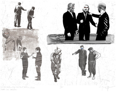 印花与版画 标题为“A hockey stick prot…” 由Tibor Jaeger, 原创艺术品, 丝网印刷