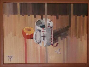 Painting titled "Health" by Tibor Mehesi, Original Artwork, Oil