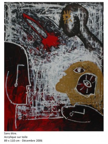 Peinture intitulée "Sans titre." par Tibo, Œuvre d'art originale, Huile