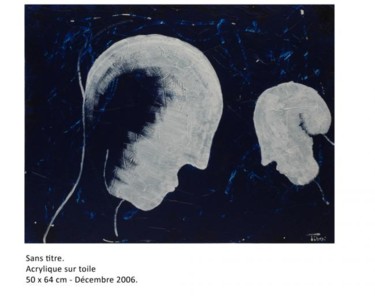 Peinture intitulée "Sans titre." par Tibo, Œuvre d'art originale, Huile