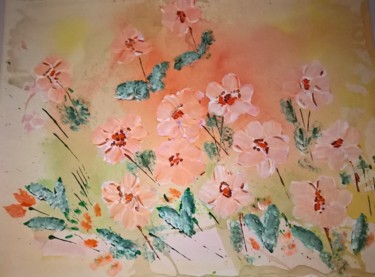Malerei mit dem Titel "les fleurs d'un rêve" von Tifany Dupont, Original-Kunstwerk