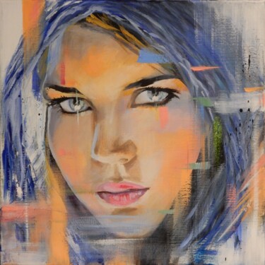Peinture intitulée "tourbillon hypnotiq…" par Tify, Œuvre d'art originale, Acrylique