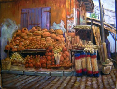 Painting titled "calebasses porto-no…" by Koodertdz, Original Artwork