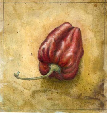 Peinture intitulée "piment fort des ant…" par Koodertdz, Œuvre d'art originale