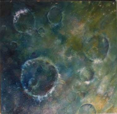 Peinture intitulée "cratere 02" par Koodertdz, Œuvre d'art originale