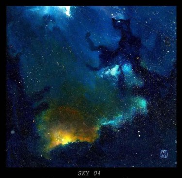 Peinture intitulée "sky 04" par Koodertdz, Œuvre d'art originale