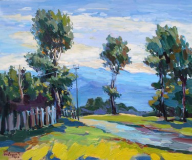 Pintura titulada "Landscape" por Tigran Avetyan, Obra de arte original, Oleo