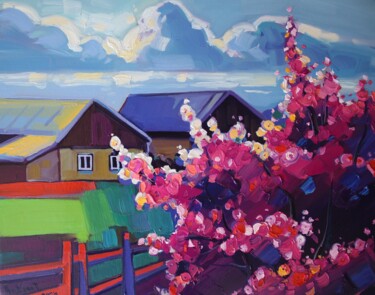 Painting titled "Spring _2" by Tigran Avetyan, Original Artwork, Oil