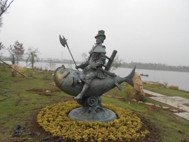 Rzeźba zatytułowany „Fish Baron” autorstwa Tigran Harutyunyan, Oryginalna praca