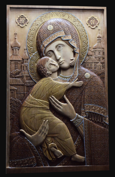 Скульптура под названием "" Владимирская"" - Юрий Тихий, Подлинное произведение искусства