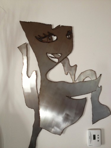 Sculpture titled "pffffffff" by Bicenko Tika, Original Artwork, Metals