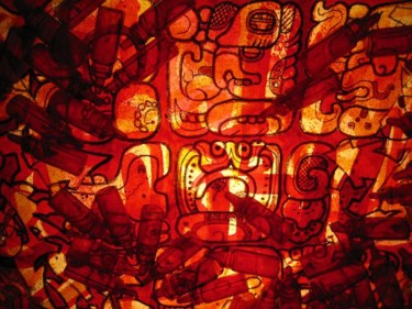 Painting titled "Insiders" by Tikal, Original Artwork