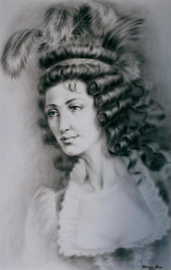 Pintura intitulada "Luísa Todi" por Svetlana Tikhomirova, Obras de arte originais