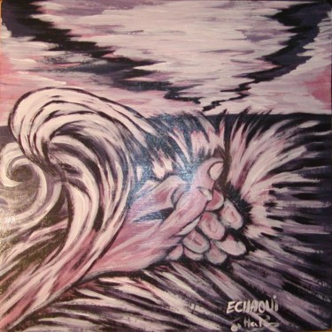 Peinture intitulée "Crépescule III  Hal…" par Halima Echaoui, Œuvre d'art originale