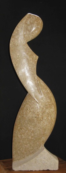 Sculpture intitulée "Elanore" par Till, Œuvre d'art originale, Pierre