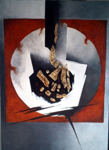 Peinture intitulée "vibrations.jpg" par Tilou, Œuvre d'art originale, Aérographe