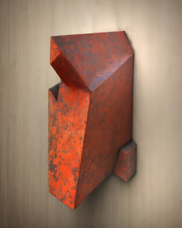 Arts numériques intitulée "Cirriped V" par Tim Cutler, Œuvre d'art originale, Métaux