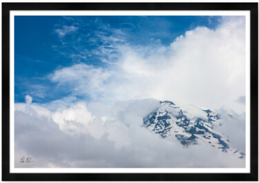 Photography titled "Mountain Rainer Abo…" by Tim Klein, Original Artwork, Digital Photography