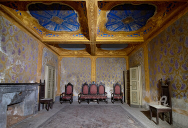 Fotografia intitolato "Villa Dorata - Ital…" da Time Machine, Opera d'arte originale, Fotografia digitale Montato su Allumin…