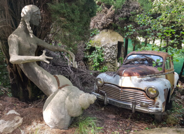 Domaine Chimere - France Fotografia intitulada "Domaine Chimere - F…" por Time Machine, Obras de arte originais, Fotografia digital Montado em Alumín…