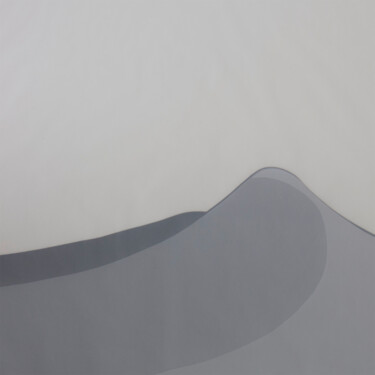 Malerei mit dem Titel "Überdosis Horizont…" von Timo Milke, Original-Kunstwerk, Tinte