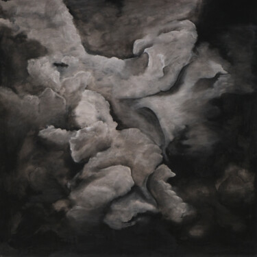 Pintura titulada "Gezeiten I" por Timo Milke, Obra de arte original, Gouache Montado en Bastidor de camilla de madera