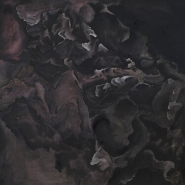 Pintura titulada "Gezeiten II" por Timo Milke, Obra de arte original, Gouache Montado en Bastidor de camilla de madera