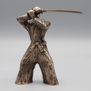 Скульптура под названием "Kasumi-no-Kamae - 霞…" - Timothée Karas, Подлинное произведение искусства, Бронза