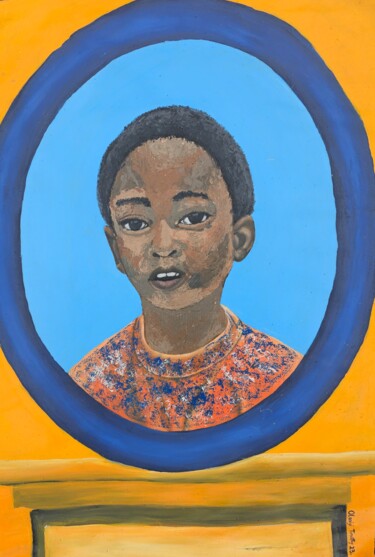 Pittura intitolato "My confidence 1" da Timothy Olaniyi, Opera d'arte originale, Acrilico