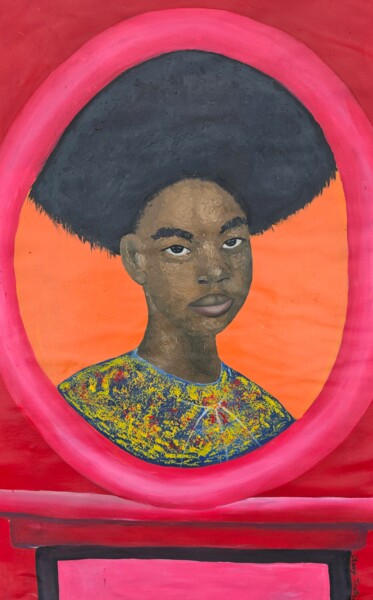 Malerei mit dem Titel "My Confidence 2" von Timothy Olaniyi, Original-Kunstwerk, Acryl