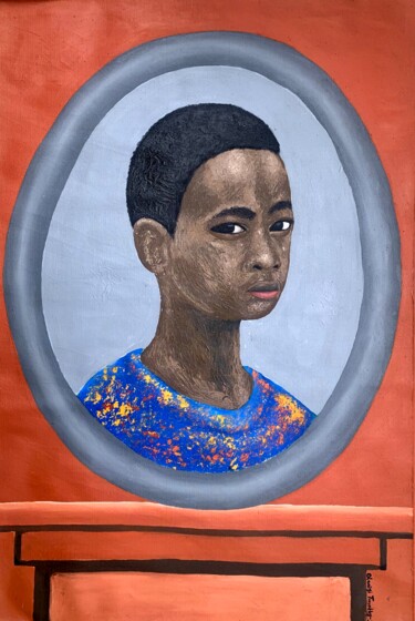 Pintura titulada "My confidence 3" por Timothy Olaniyi, Obra de arte original, Acrílico