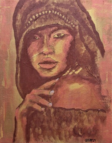 Painting titled "The Princess" by Timothy Seery, Original Artwork, Acrylic