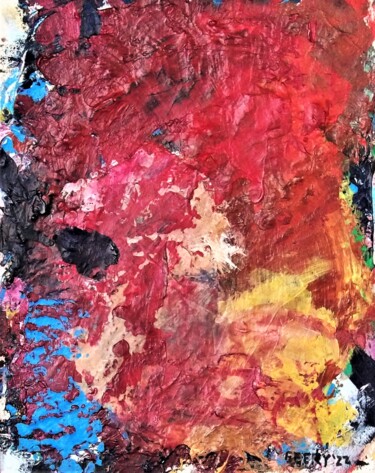 Картина под названием "Abstract 11" - Timothy Seery, Подлинное произведение искусства, Акрил Установлен на Деревянная панель