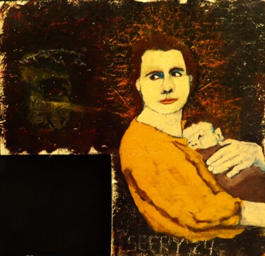 Картина под названием "The Story" - Timothy Seery, Подлинное произведение искусства, Акрил Установлен на Деревянная панель