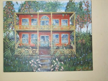 Painting titled "duval street" by Timothy Phillips, Original Artwork