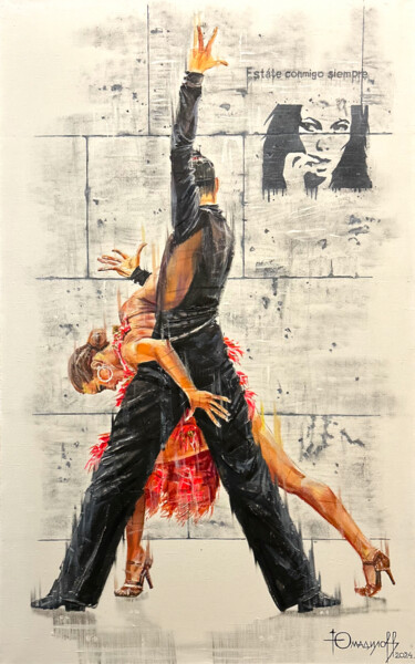 Картина под названием ""Paso doble"" - Тимур Юмадилов, Подлинное произведение искусства, Масло