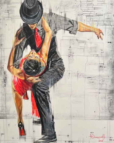 Peinture intitulée ""Tango"" par Timur Yumadilov, Œuvre d'art originale, Huile