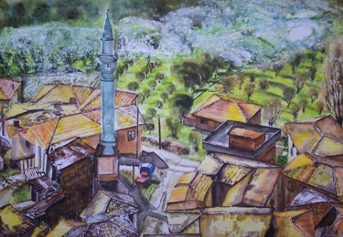 Painting titled "osen v Iznike" by Julia Timur, Original Artwork