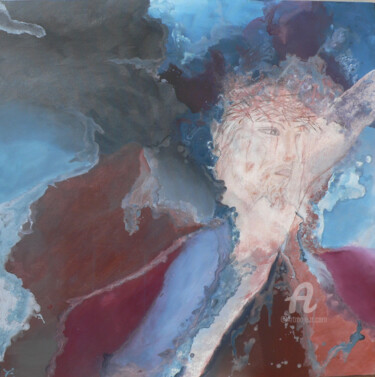 Painting titled "trionfo-spirituale-…" by Tina Copani, Original Artwork