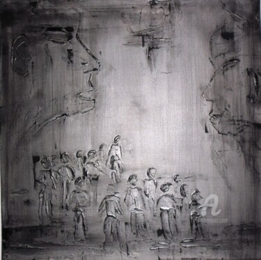 Pittura intitolato "I PODESTÀ" da Tina Copani, Opera d'arte originale, Acrilico