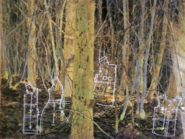 Digital Arts titled "Woodland" by Tina Donovan, Original Artwork, Manipulated Photography