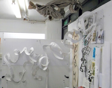 Installation intitulée "Studio Sem1" par Tina Lane, Œuvre d'art originale, Installation d'art