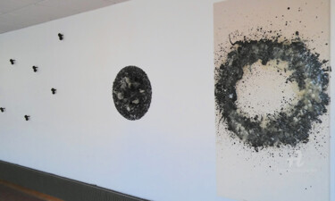 Картина под названием "Imprimis II" - Tina Lane, Подлинное произведение искусства, Смола
