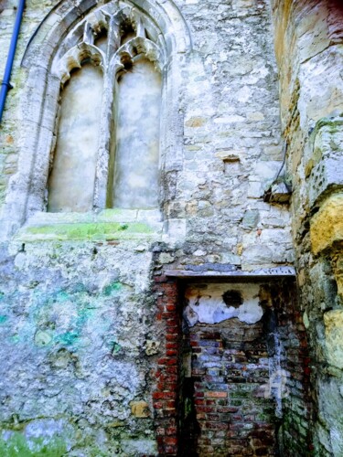 Photography titled "Old Wall" by Tina Lane, Original Artwork, Non Manipulated Photography