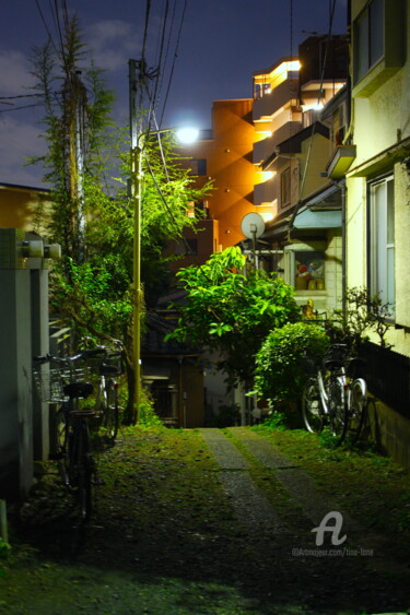 Fotografia intitulada "Tokyo backstreets a…" por Tina Lane, Obras de arte originais, Fotografia digital