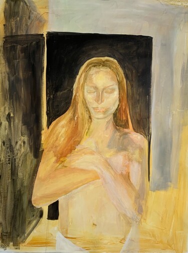 Malarstwo zatytułowany „Original oil canvas…” autorstwa Tina Shenk, Oryginalna praca, Akryl Zamontowany na Drewniana rama no…